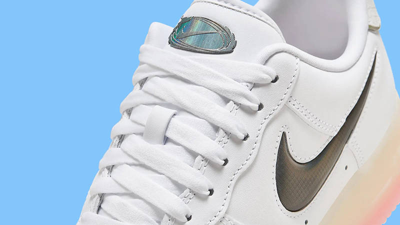 Nike Air Force 1 Low Year Of The Dragon Iridescent White Detail