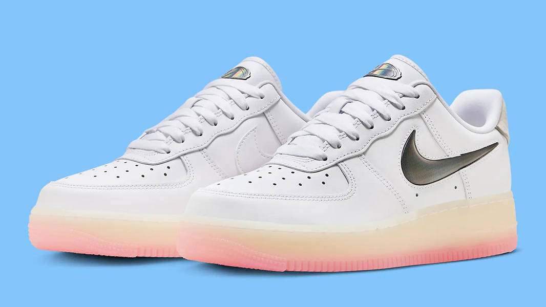 Nike Air Force 1 Low Year Of The Dragon Iridescent White Side