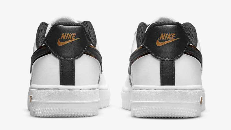 Nike Air Force 1 LV8 PS Metallic Swoosh White Back