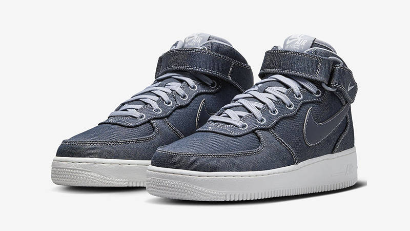 Nike Air Force 1 Mid Denim front