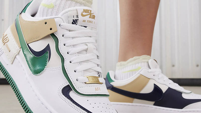 nike air force 1 shadow white on feet