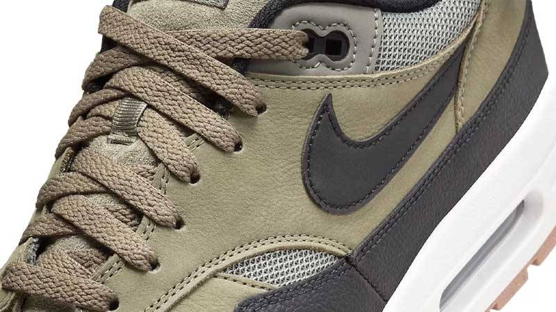 Nike Air Max 1 Dark Stucco Top Closeup