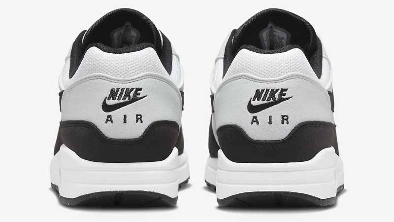 Nike Air Max 1 White Black Back