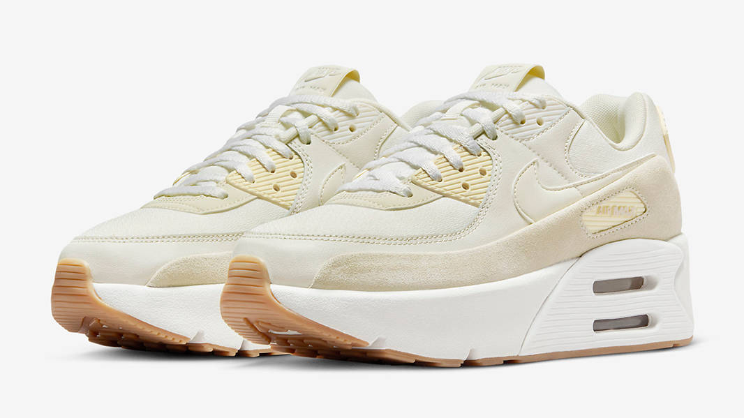 Nike Air Max 90 Double-Stacked Beige Cream FD4328-100 Side