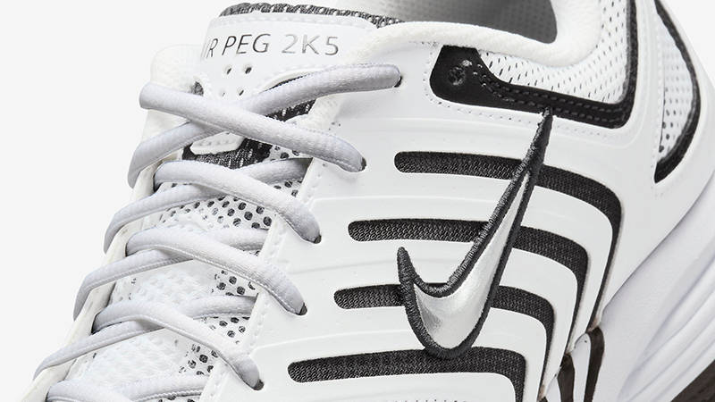 Nike Air Pegasus 2K5 White Black Metallic silver FJ1909-100 Detail 2