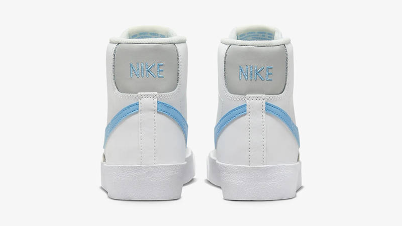 Nike Blazer Mid GS White Light Blue DA4086-114 Back