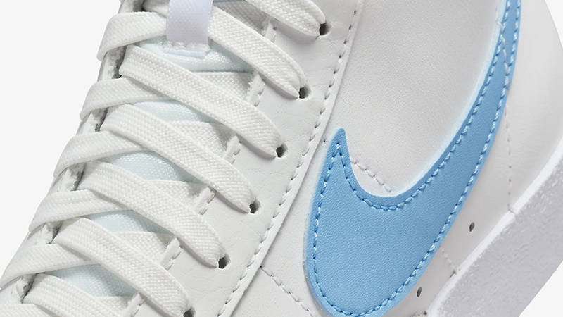 Nike Blazer Mid GS White Light Blue DA4086-114 Detail