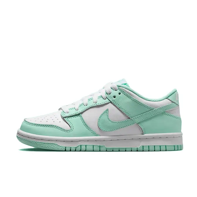 Nike Dunk Low GS Light Green | Where To Buy | FZ3534-100 | The Sole ...