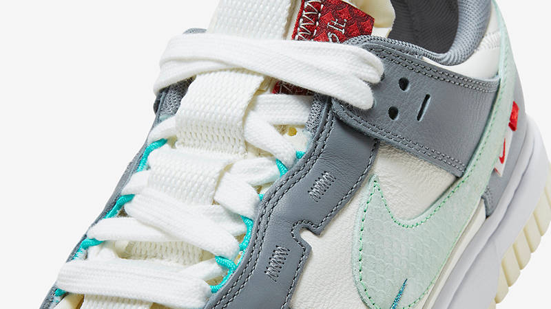 Nike Dunk Low Remastered Year of the Dragon FZ5053-131 Detail