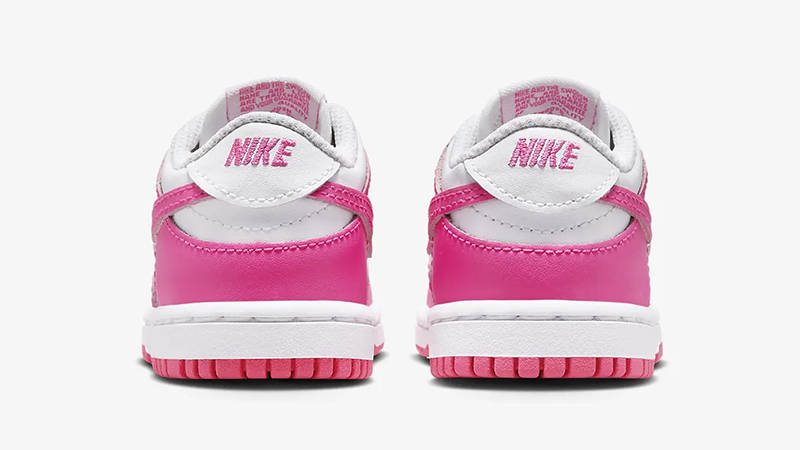 Nike Dunk Low Toddler Laser Fuchsia FB9107-102 Back