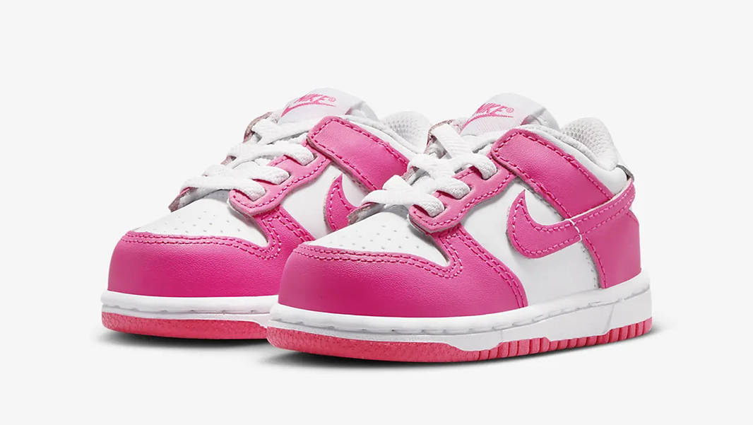 Nike Dunk Low Toddler Laser Fuchsia FB9107-102 Side