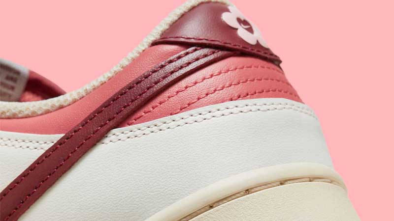 Nike Dunk Low Valentine's Day 2024 Closeup