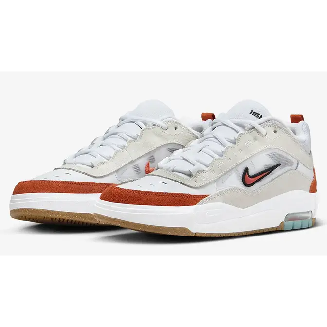 Nike SB Air Max Ishod White Orange front