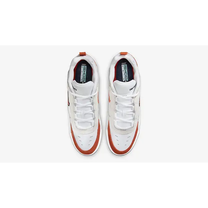 Nike SB Air Max Ishod White Orange middle