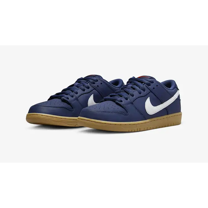 Nike SB Dunk Low Navy White Gum | Where To Buy | FJ1674-400 | The Sole ...