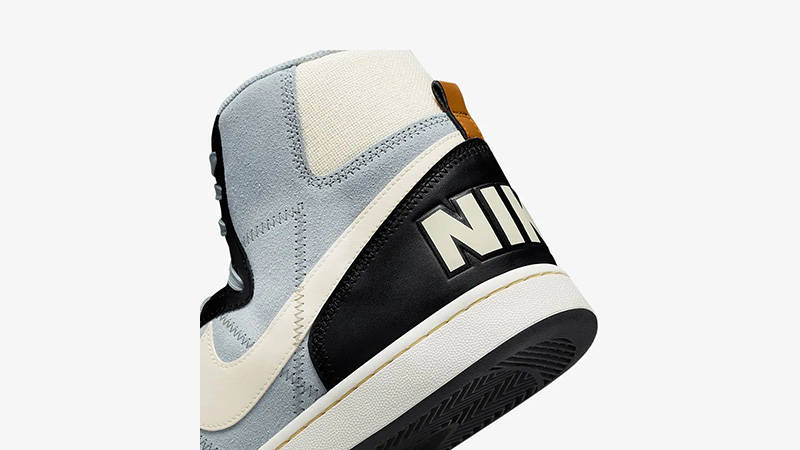 Nike Terminator High Blue Suede heel
