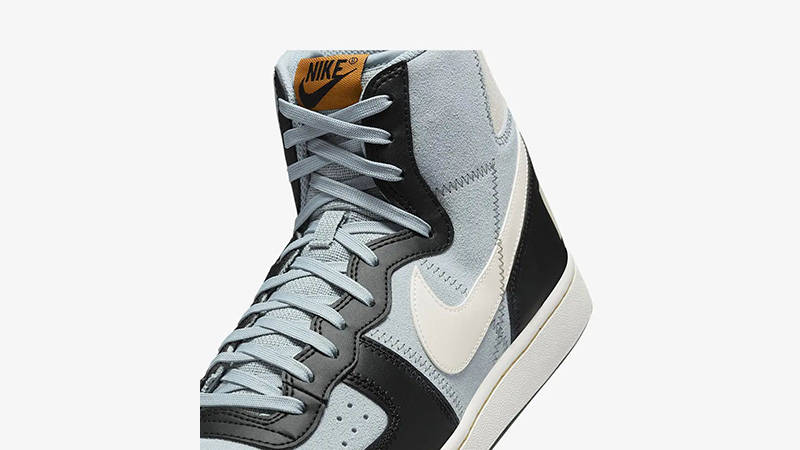 Nike Terminator High Blue Suede lace box