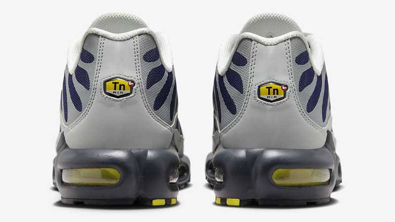 Nike TN Air Max Plus Grey Navy Yellow Back