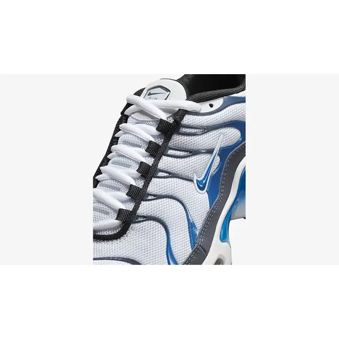 Nike world jordans shoes for sale GS Thunder Blue Grey side