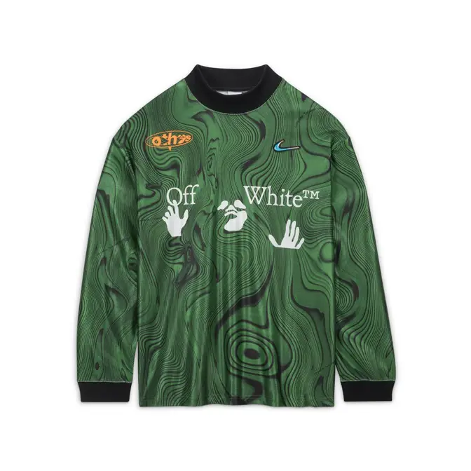 Nike x Off-White™ All-Over Print Jersey Green Feature