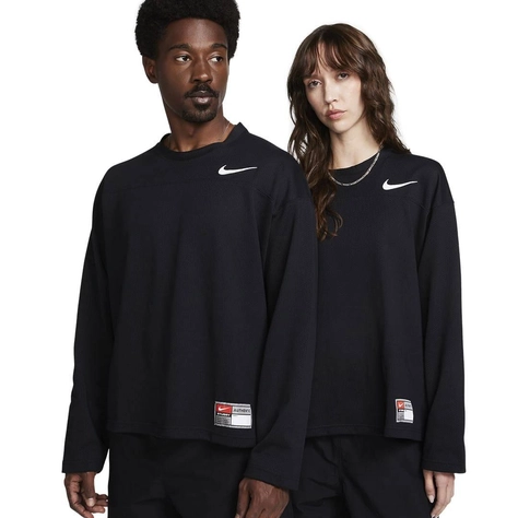 Nike x Stussy Long-Sleeve Top Black Front Full