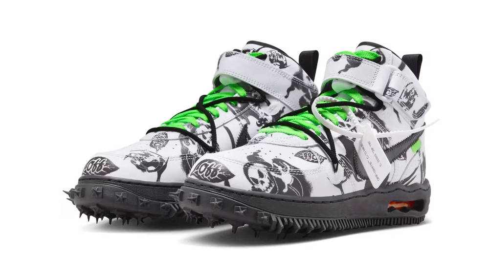 Image via Off-White The Off-White x Nike Air Force 1 Mid "Grim Reaper" is One of the Wildest Shoes of 2023