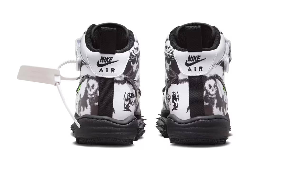 The Off-White x Nike Air Force 1 Mid "Grim Reaper" is One of the Wildest Shoes of 2023