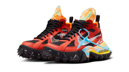 The Off-White x Nike Air Terra Forma Appears in Two Weird and Wonderful Colourways The Off-White x Nike Air Terra Forma Appears in Two Weird and Wonderful Colourways