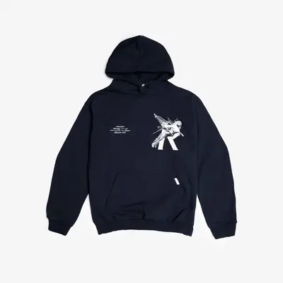 Represent Giants Hoodie Presented by End Midnight Navy Feature