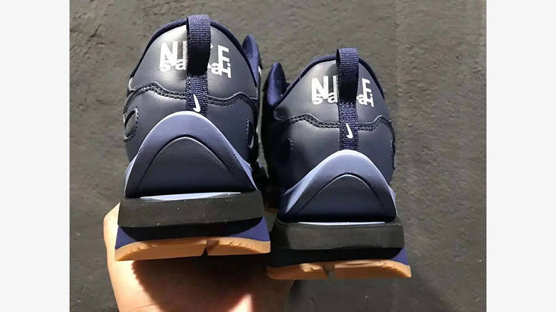 sacai x Nike VaporWaffle Black Purple back
