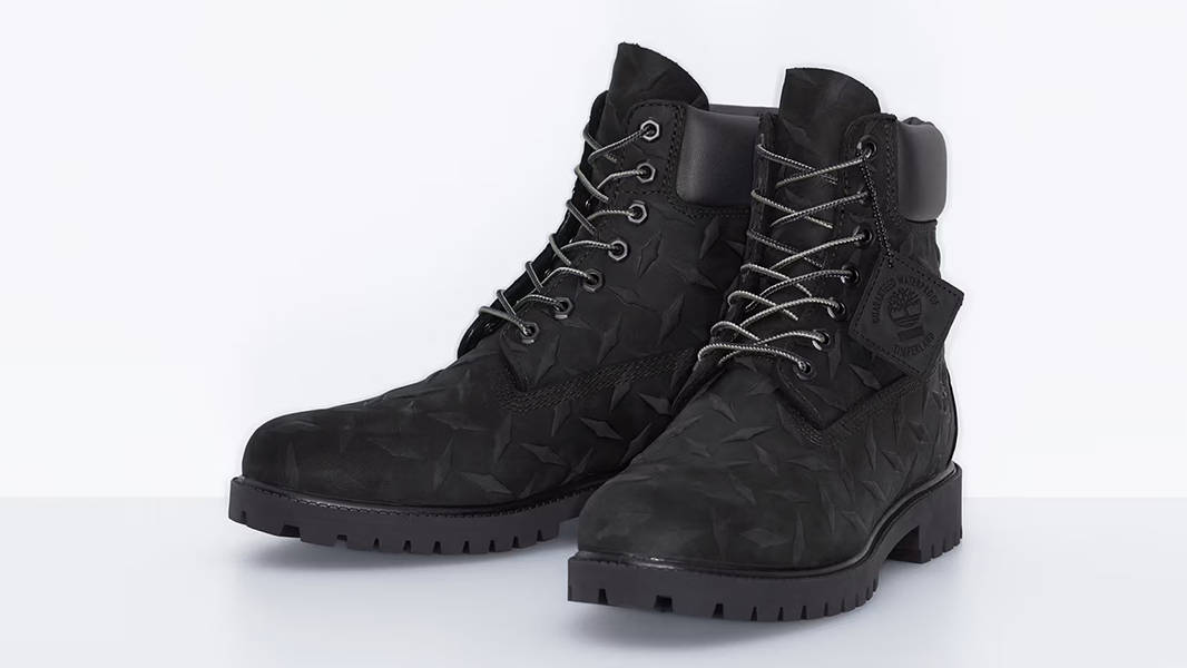 supreme×Timberland black Supreme X Timberland Premium Waterproof Boot Black