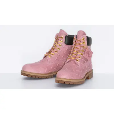 Supreme x Timberland 6 Inch Premium Waterproof Boot Pink | Where