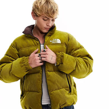 The North Face 92 Nuptse Reversible Cord Down Puffer Jacket