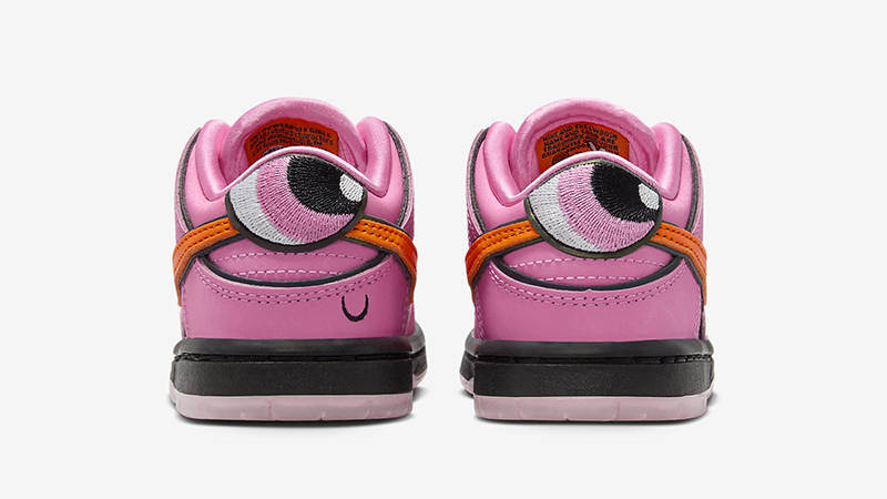 The Powerpuff Girls x Nike SB Dunk Low Toddler Blossom FZ3352-600 Back