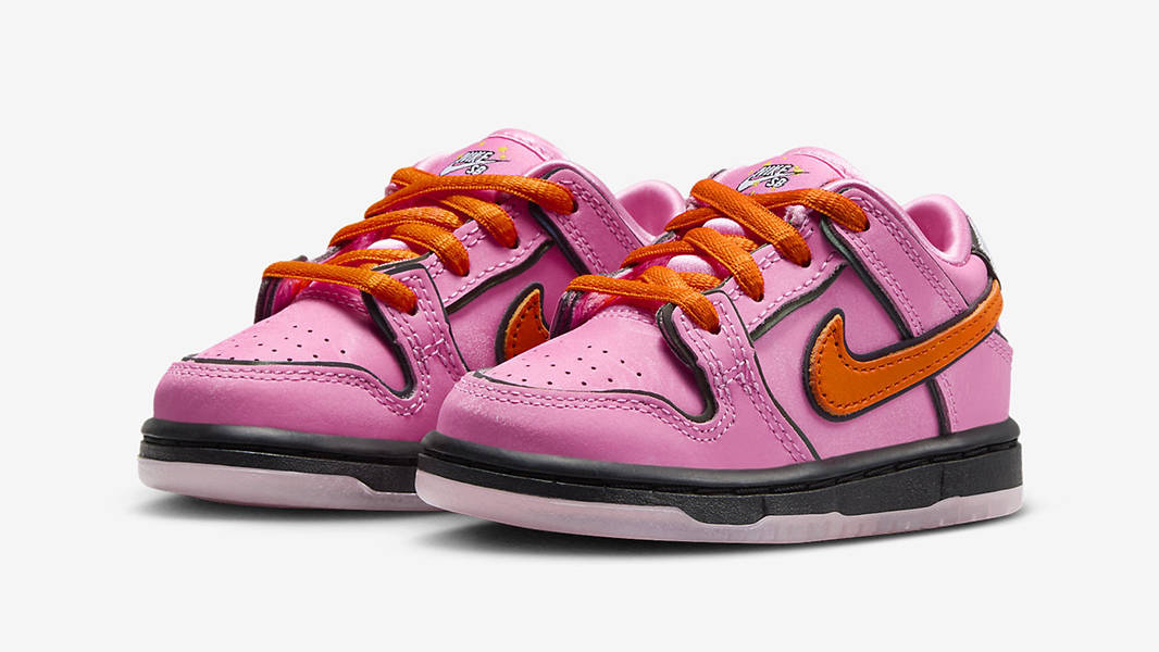 The Powerpuff Girls x Nike SB Dunk Low Toddler Blossom FZ3352-600 Side