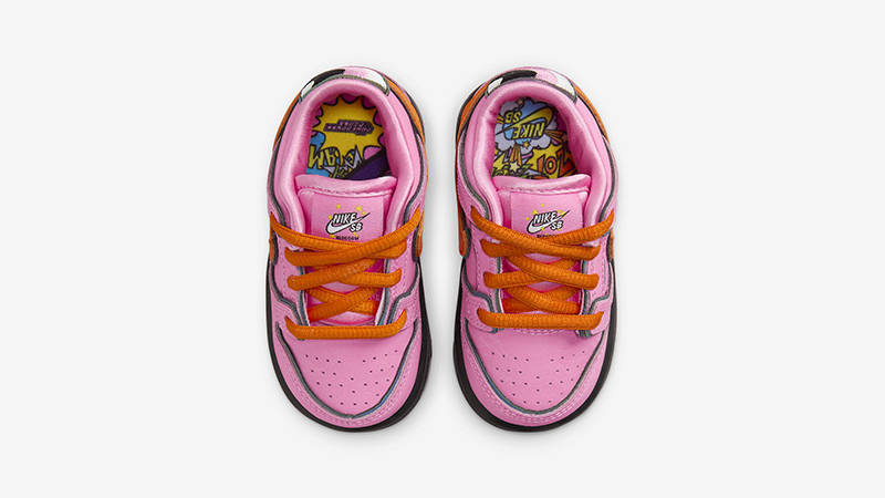 The Powerpuff Girls x Nike SB Dunk Low Toddler Blossom FZ3352-600 Top