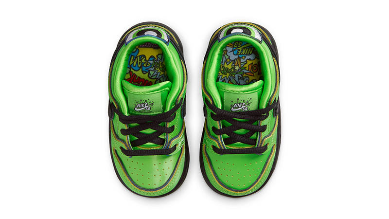 スニーカー Nike SB PS Dunk Low Buttercup 22cm Nike x The Powerpuff Girls SB Dunk Low Pro QS Buttercup