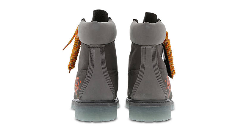 Timberland 6 Inch Boot Medium Grey Back
