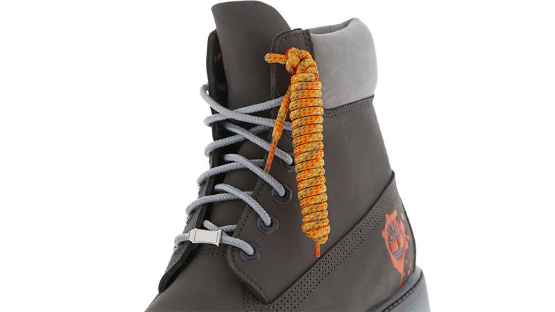 Timberland 6 Inch Boot Medium Grey Detail