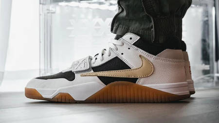 The Travis Scott x Jordan Jumpman Jack Appears in a "Sail" Hue The Travis Scott x Jordan Jumpman Jack Appears in a "Sail" Hue