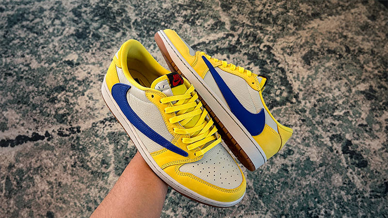 Travis Scott × Nike Air Jordan 1 Canary Jordan x Travis Scott Air Jordan 1 Retro Low 