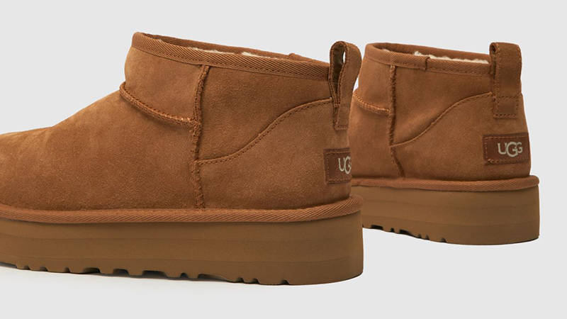 UGG Classic Ultra Mini Platform Boot GS Chestnut 1157791K-CHE Detail