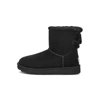ugg boots with bows black