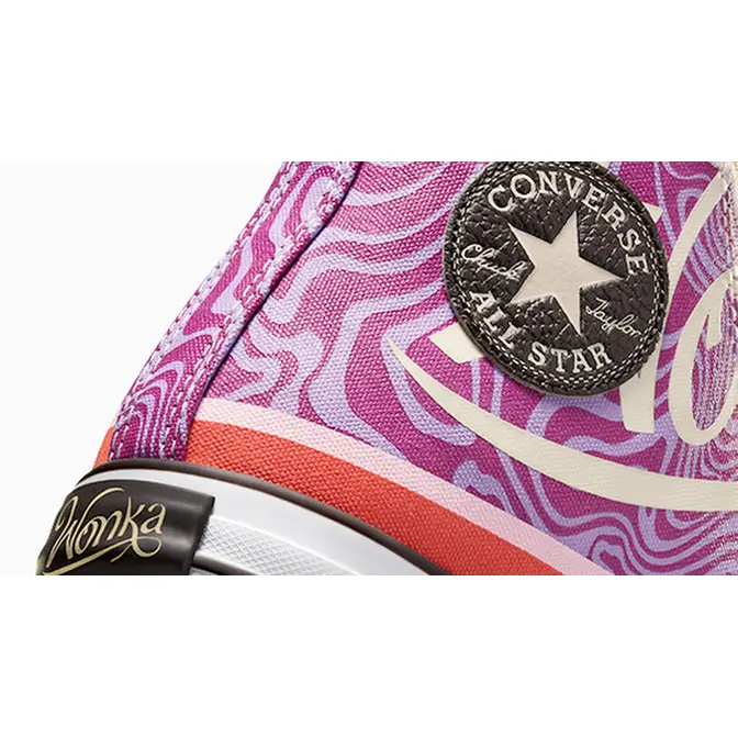 Wonka x Converse Chuck Taylor High Swirl A08154C Detail