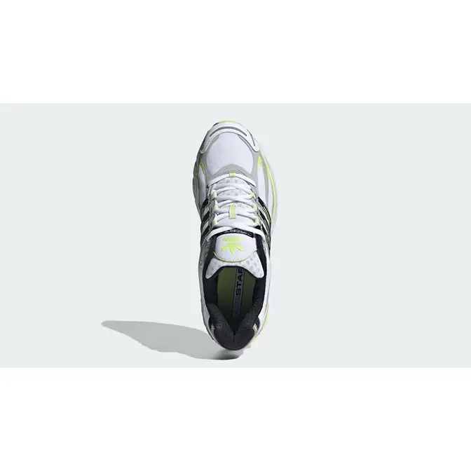 adidas flyer Adistar Cushion White Pulse Lime ID5744 Top