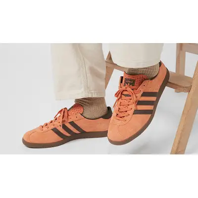 adidas Amsterdam Size Exclusive Orange on foot