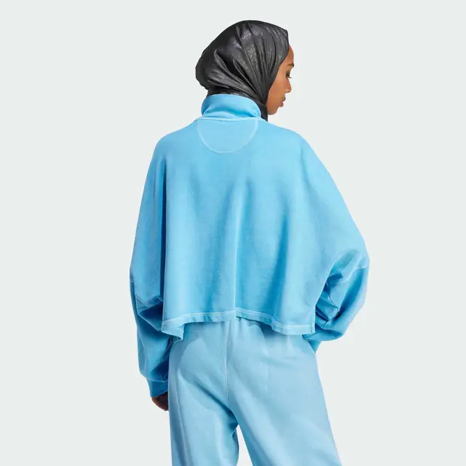 adidas Essentials+ Sweatshirt Semi Blue Burst Back