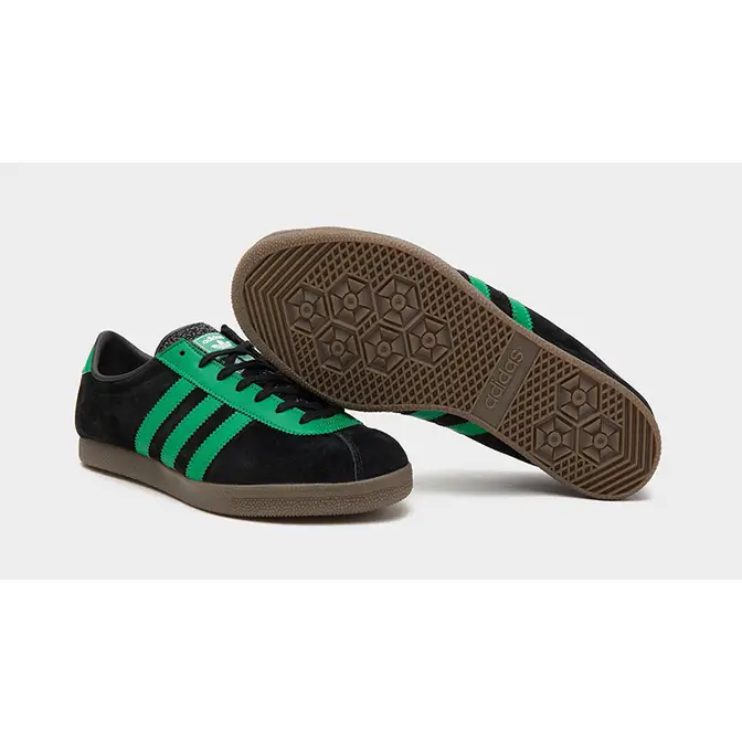 adidas London Black Green front