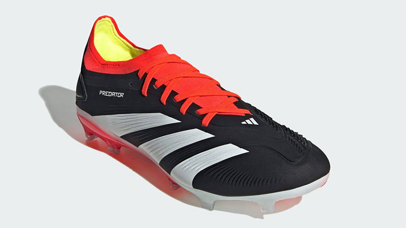 adidas Predator 24 Pro Firm Ground Boots Black Solar Red back