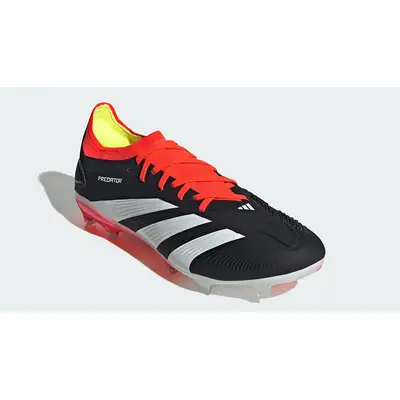 adidas Predator 24 Pro Firm Ground Boots Black Solar Red back